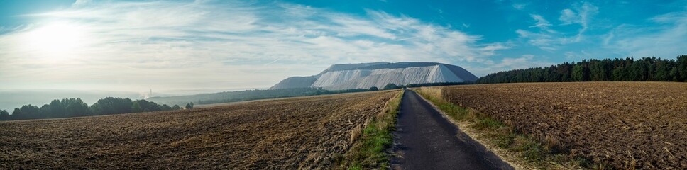 potash dump near Philippsthal in Hesse