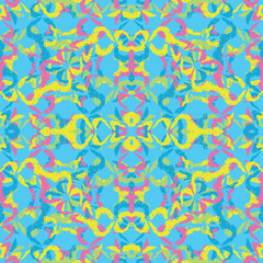 Seamless fractal pattern in vector format for printed fabrics or any other purposes. Every object is grouped base on color so the pattern is editable, tileable and easy to use.