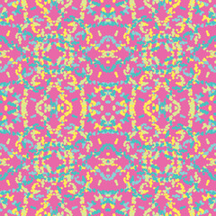 Seamless fractal pattern in vector format for printed fabrics or any other purposes. Every object is grouped base on color so the pattern is editable, tileable and easy to use.