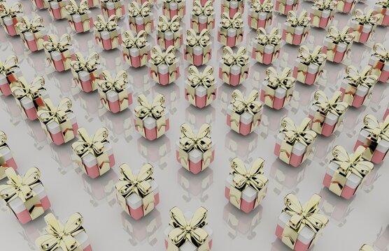 3D Christmas gifts 