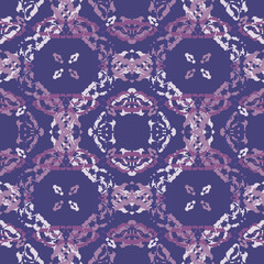 Seamless fractal pattern in vector format for printed fabrics or any other purposes. Every object is grouped base on color so the pattern is editable, tileable and easy to use.