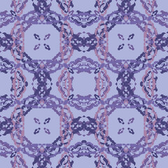 Seamless fractal pattern in vector format for printed fabrics or any other purposes. Every object is grouped base on color so the pattern is editable, tileable and easy to use.