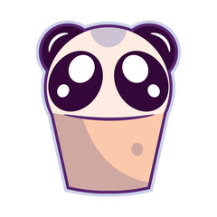 Isolated colored ice cream icon Vector