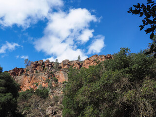 Fototapeta na wymiar Pinnacles National Park scenic view