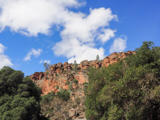 Fototapeta na wymiar Pinnacles National Park scenic view