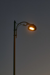 Street lamp on sky background