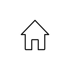 House icon vector illustration. Home sign and symbol