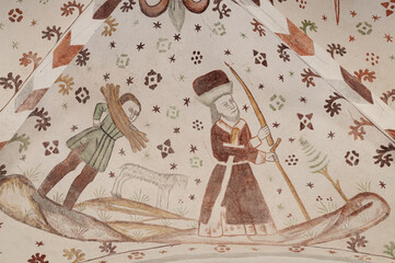 abraham and isaac on the way to sacrifice © Stig Alenas