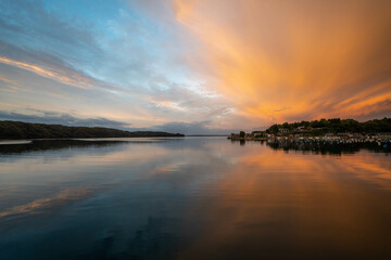 Fototapeta premium ぼら待ち櫓