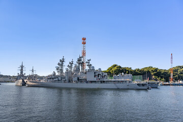 神奈川県横須賀市　YOKOSUKA軍港めぐりの風景