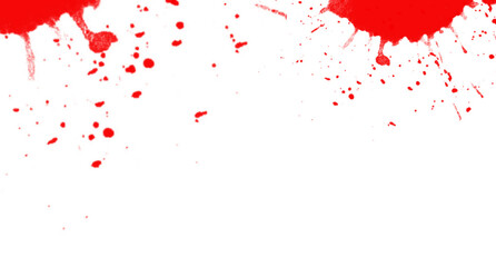 Blood splat border element
