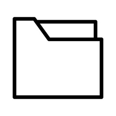 Folder line icon