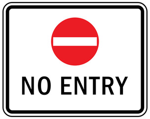 parking lot garage sign and label do not enter