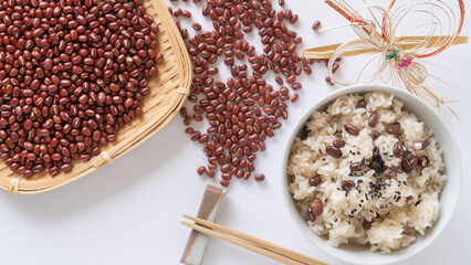 和食の赤飯・小豆のご飯｜日本のお祝いのご飯