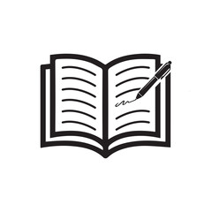 essay icon or logo isolated sign symbol vector illustration - high quality black style vector icons