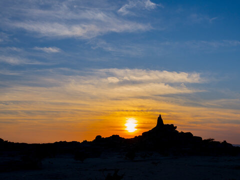 arabian landscapes in golden hours 