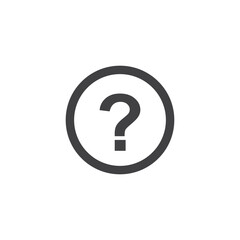 Question Mark Icon vector 