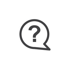 Question Mark Icon vector 