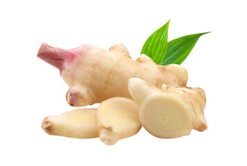 fresh ginger isolated on transparent png