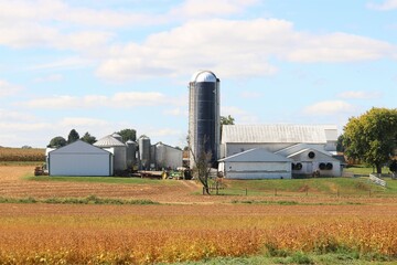 barn and silo