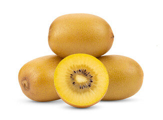 gold kiwi isolated on transparent png