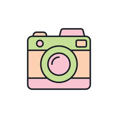 Camera icon vector design templates