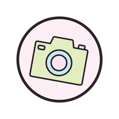 Camera icon vector design templates