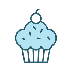 cupcake icon vector design template