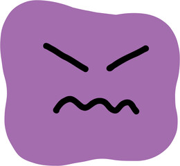 doodle freehand drawing of emoticons.