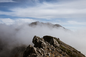 Fototapeta premium 秋の登山風景