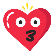 Emoji valentine uncle mustache emoticon yellow pink red face confuse funny symbol illustration smile happy