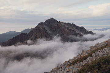 秋の山