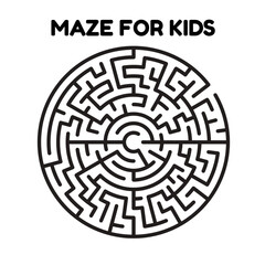 Maze Challenge For Kids