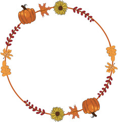 Pumkins Thanksgiving Decorative Food Icon Illustration Graphic Element