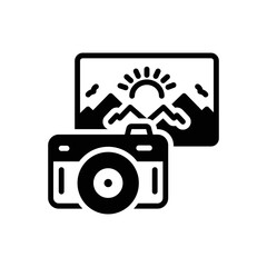 Black solid icon for Artbphotographic 