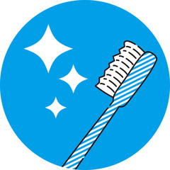 歯ブラシのアイコン