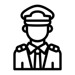 pilot line icon