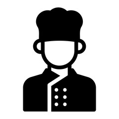chef glyph icon