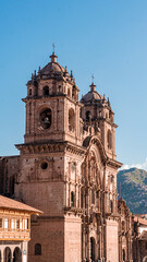 Fototapeta na wymiar Stone church in Cusco, Peru