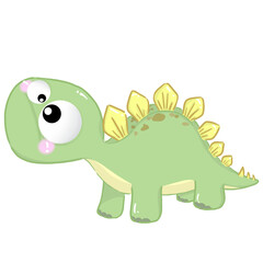 Baby Dinosaur: Stegosaurus © siripan
