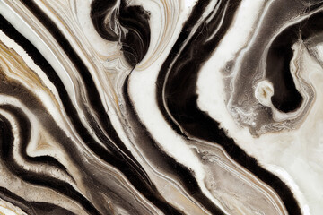 texture de marbre nervuré blanc et brun
