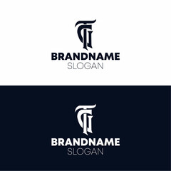 the letters TG. vector logo monogram alphabet minimalist design