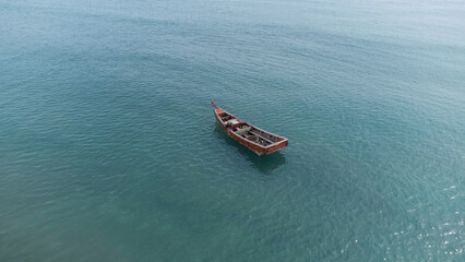 Traditional fishing boats on the coast of Aceh, Indonesia