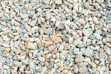 background, texture, wallpaper made of large pebbles.