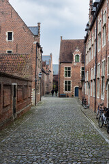 Medieval buildings in Leuven Belgium