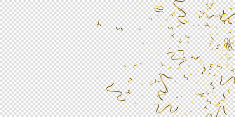 Fototapeta premium tinsel holiday gold foil serpentine ribbon star