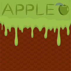 Sweet bright syrup consisting of tasty texture