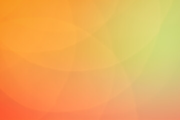 Abstract orange green gradient background, backdrop with faint circles pattern.