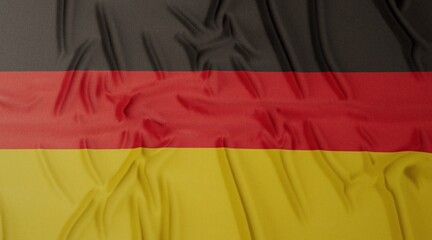 Flag of Germany - on a flat surface with a few wrinkles