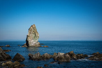 瀬戸内海のパワースポット、沼島の上立神岩